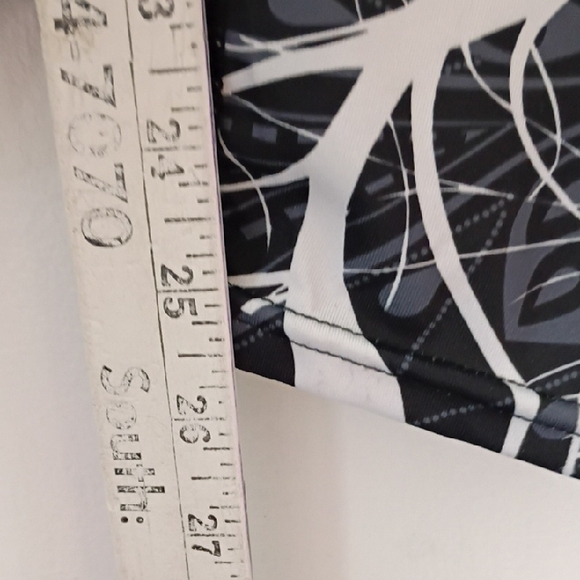 Women's Gray and Black Tree Pattern Leggings Size Medium Athletic Boho Hippie - Picture 5 of 11